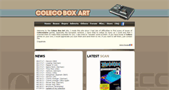 Desktop Screenshot of colecoboxart.com